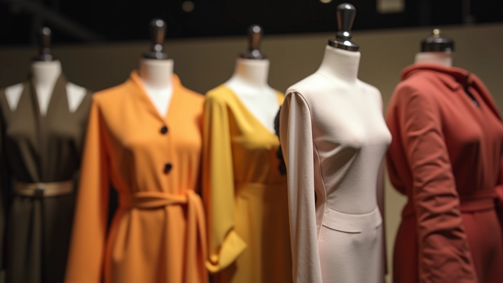 Moda podyumunda sergilenen sezon renk paletleri ve kumaş tekstürleri